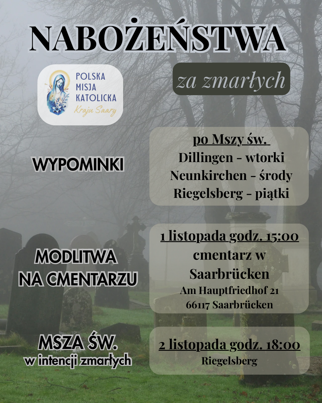 NABOŻEŃSTWA (c) PMK Saarland NABOŻEŃSTWA